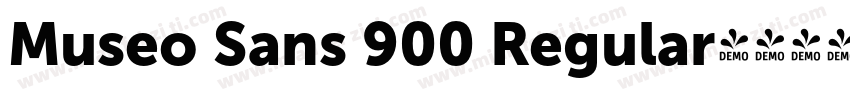 Museo Sans 900 Regular字体转换